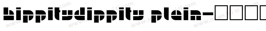 HippityDippity Plain字体转换